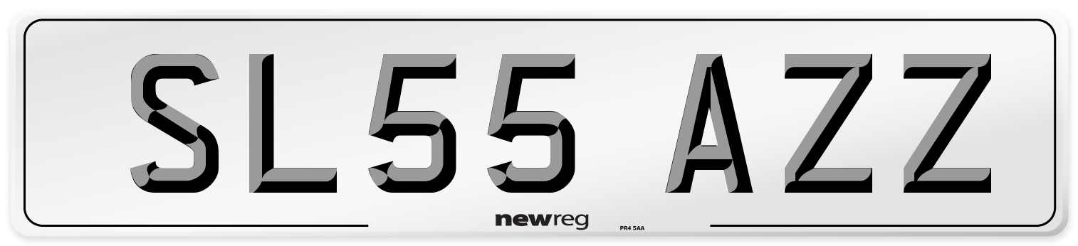 SL55 AZZ Number Plate from New Reg